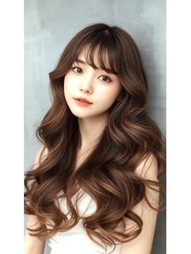 TMJ 熊本韓国ロング×コテ巻きパーマ×髪質改善