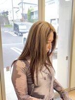 リアン(LIAN)&nbsp;ハイライトカラーミルクティーベージュケアブリーチダブルカラー