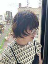 ビハインドザカーテン(BEHIND THE CURTAIN)&nbsp;くせ毛風パーマ×マッシュウルフレイヤーカットパーマ