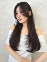 ロンドシトリン 四条烏丸(Lond citrine) 【五島巨幹】ハッシュカット/グレージュ/ストレート/顔周り