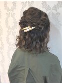 【crop es辻堂　藤田】波ウェーブ ハーフアップ♪
