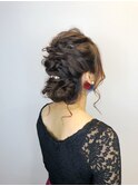 大人可愛いお呼ばれアレンジ〈浦安 美容室〉