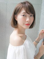 ルティア(Lutia) 斜めバング エアリーショートグラデーションボブ☆