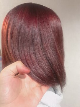 ゴート(GOAT) 【南一路】ツヤ感髪質改善カラー×カシスピンク /10代20代30代