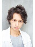 コンマヘアビジネスかき上げトランクスヘアショートレイヤー