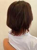 コミュニヘア(communi Hair) ワインレッドインナーカラー