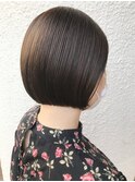 【零也】丸みモードボブ×暗透グレー