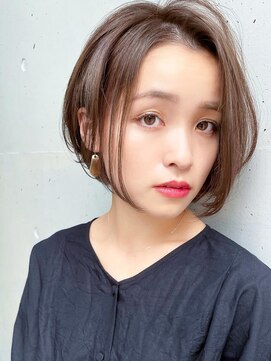 ローランド(Rowland) ショートボブ☆ショート☆前下がり☆アッシュベージュ☆小顔