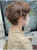 マッシュショート×マッシュパーマ