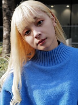 セシルヘアー 博多駅前店(Cecil hair) #ホワイトブロンド#ホワイトミルクティーブロンド