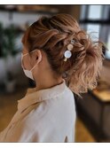 ヘアアレンジ　　ポニーテールアレンジ