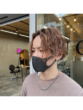 メール(Mer...) ☆ベージュ×波巻きスパイラルパーマ☆ 横山飛翔