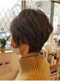 【Aizu 政次】ショートカット×ポイントパーマ
