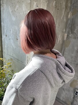 エッセ 大阪梅田茶屋町店(esse) ブリーチありぱつっとボブ