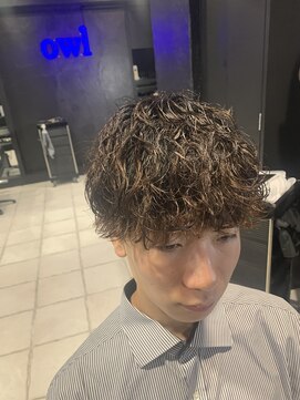 アウル 心斎橋(owl) マッシュ×波巻きパーマ×スパイラルパーマ×ツイストスパイラル