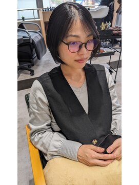 アーツ 茅ヶ崎(arts) 前髪/マチルダボブ/ピンクベージュ/インナーグレージュ/ショート