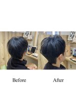 カミケンネクスト(kamiken.next)&nbsp;束感トップふんわり大人ショート垢抜け黒髪【カミケンネクスト】
