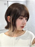 30代40代大人女性/前髪ありショートボブ/ショートヘア/髪質改善