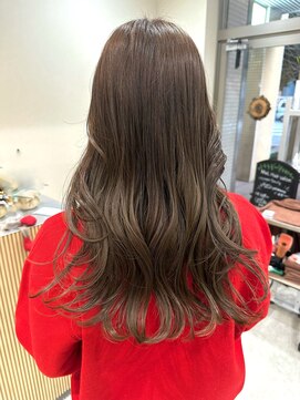 メル ヨコハマ(MeL) イルミナカラー/韓国ヘア/オリーブベージュ