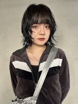 ソイリウム 下北沢(soi rium)&nbsp;ニュアンスボブパーマ_黒髪ニュアンスパーマ