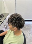 MEN’S HAIR/サーフカール/刈り上げセンターパート/木更津