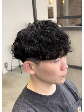 スイッチ(men's SWITCH) 大分メンズ波巻きスパイラルパーママッシュ刈り上げツーブロック