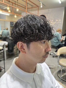 アンブルリュクス 中野(amble luxe) メンズ波巻きパーマ