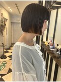 切りっぱなしボブ