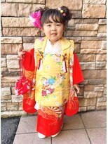 エノモト(ENOMOTO) 七五三キッズヘアヘアアレンジヘアセット着付けお団子ヘア