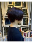 【チクロ】マッシュショート/チョコレートブラウン