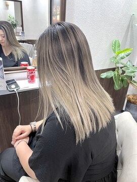 ベルヘアーデザイン 堺東(Belle hair Design) バレイヤージュ/シャドールーツ/グラデーション/カラー