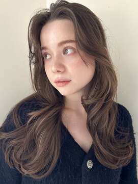 ディッセンバー 神宮前(December) 切りっぱなし/デザインカラー/顔まわりレイヤー/ボブ