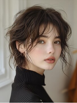 アルトリスト(Altruist Aging×HAIR&SPA) ★ダークアッシュ大人ガーリーボブ着物似合わせカット/髪質改善