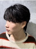 フェザーパーマ襟足ありセンターパートK
