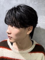 曲がる縮毛矯正専門店 バイ レイズ 名駅(曲がる縮毛矯正専門店 by RAYS)&nbsp;フェザーパーマ襟足ありセンターパートK