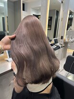 ラピス 渋谷本店(Lapis)&nbsp;グレージュカラー/髪質改善/レイヤーカット/韓国風巻き/ブリーチ