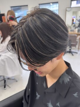 バース 梅田中崎町店(BIRTH) メンズハイライトバレイヤージュメッシュ