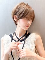 ハルキミナト ジャパン ヨコハマ(HARUKI MINATO japan YOKOHAMA)&nbsp;大人ショート/縮毛矯正/学割U24/ブルーカラー/くすみベージュ