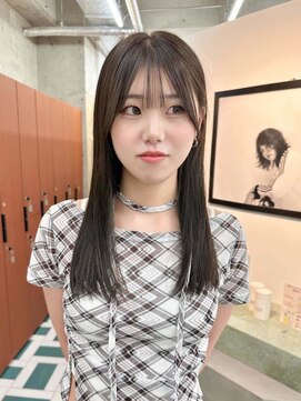 ノエ(noe) くびれヘア/アプリコットオレンジ/ハイライトカラー/栄c187