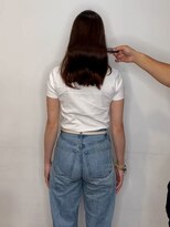 プシュケ(PSYCHE)&nbsp;大人キレイ透明感カシスブラウン×ナチュラルストレート髪質改善