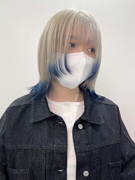 デート 下北沢(DATE) 下北沢デザインカラーケアブリーチカラーインナーカラー韓国30代