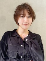 ロンドエニカ 大宮(Lond enika)&nbsp;グランマッシュ/細めハイライト/ショート/白髪ぼかし/前髪☆104