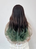 ノーバル バイ シエスタ 池袋(NoVal by siesta)&nbsp;ライトグリーン × グラデーション