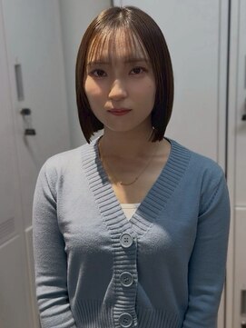 ザシェノンウメダ(THA CHAINON UMEDA) 心斎橋/着物ヘア/大人ガーリー/ダークアッシュ/似合わせカット