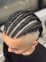 アーバンスタジオトウキョウ 下北沢店(URBAN STUDIO TOKYO)&nbsp;地毛コーンロウ　[特殊ヘア下北沢/メンズサロン]