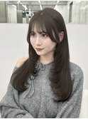 ロングレイヤー:ワンカールで可愛い