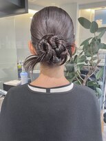 ケンジ 横浜(KENJE)&nbsp;タイトヘア/個性的アレンジ/シニヨン/カチモリヘア/お呼ばれヘア