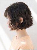 原宿ボブパーマスパイラルパーマニュアンスパーマ大人ボブ30代