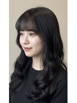 チャチャブラン(cha-cha Blanc)&nbsp;韓国風ブラックグレージュロング