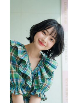 コートフィールエー(CO_T feel.a) トレンド感たっぷり。抜け感暗髪ボブで洒落る